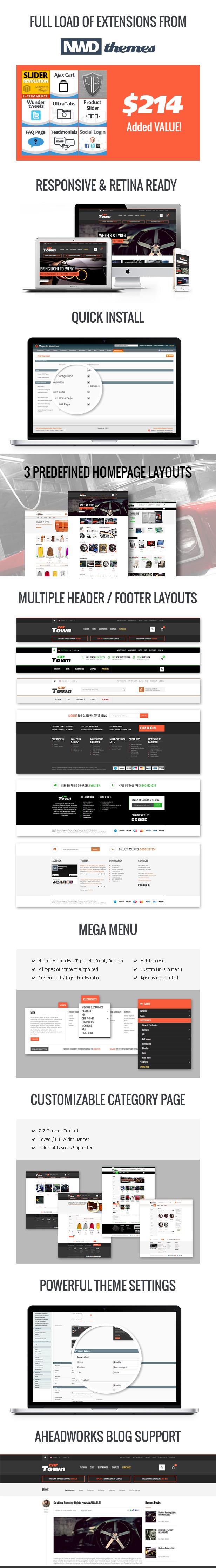 Cartown Premium Responsive Magento Theme